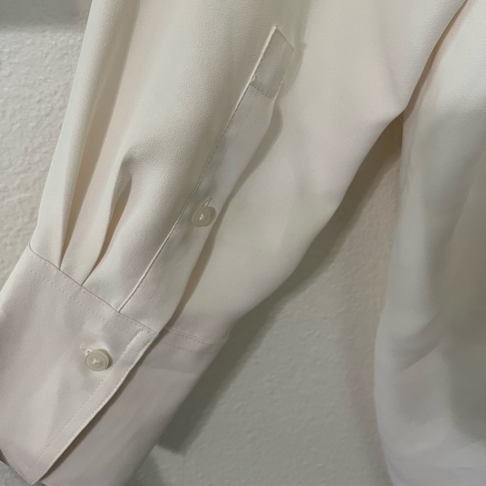 LOFT White Collared Blouse - Picture 5 of 5
